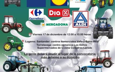 SE CONVOCA A LOS GANADEROS DE CANTABRIA FRENTE A DISTINTOS PUNTOS DE DISTRIBUCIÓN, EL VIERNES 17 DE DICIEMBRE