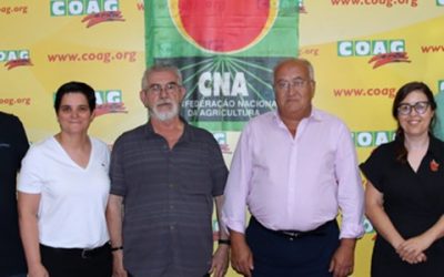 Encuentro entre COAG y la Confederación Nacional de Agricultura (CNA) de Portugal para definir las prioridades agrarias de cara a la Presidencia española de la UE
