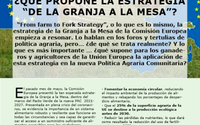 ¿Qué propone la estrategia “De la Granja a la Mesa”?